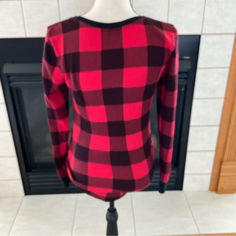 Old Navy Buffalo Plaid Maternity Top, Women’s Sz M - Picture 5 of 9